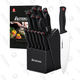 Astercook Knife Set with Built-in Sharpener Block | $50 | Amazon